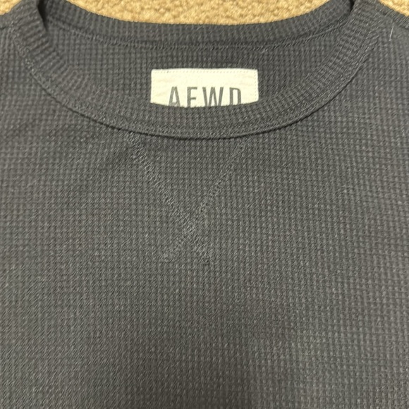 Alpha Forward women waffle long sleeve tee. Small - Picture 2 of 5